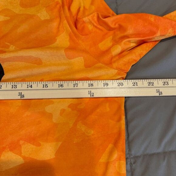 Gillz Sun Orange Men's Contender Series Long Sleeve UV Fishing Tee Size Small - Picture 9 of 12